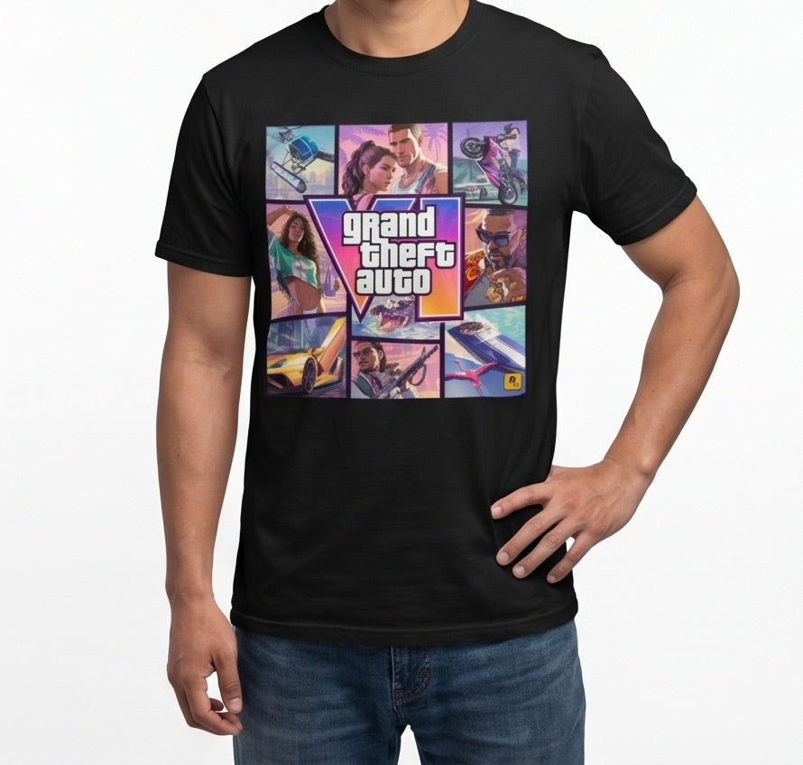 Wasted Tees VI | Black T-shirt