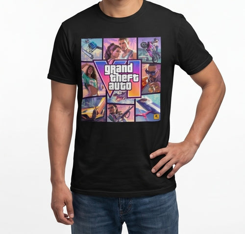 Wasted Tees VI | Black T-shirt